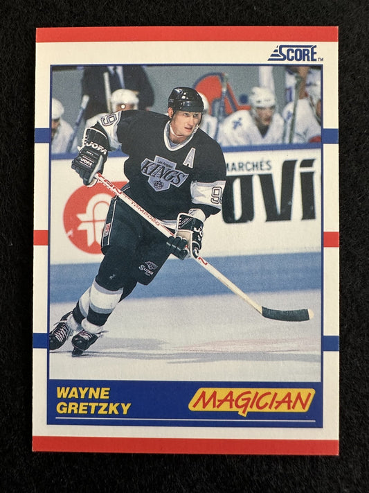 1990-91 Score Magician Wayne Gretzky (#338) NM HOFer, The Great One ^GRUMPYBUCK^