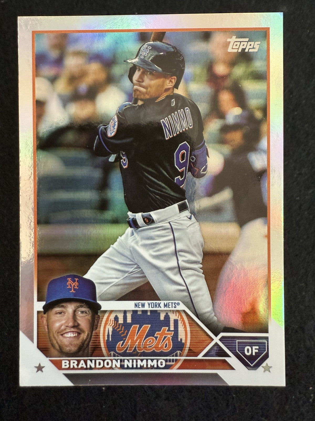 2023 Topps Series 2 Brandon Nimmo (#614) MINT Silver ^GRUMPYBUCK^