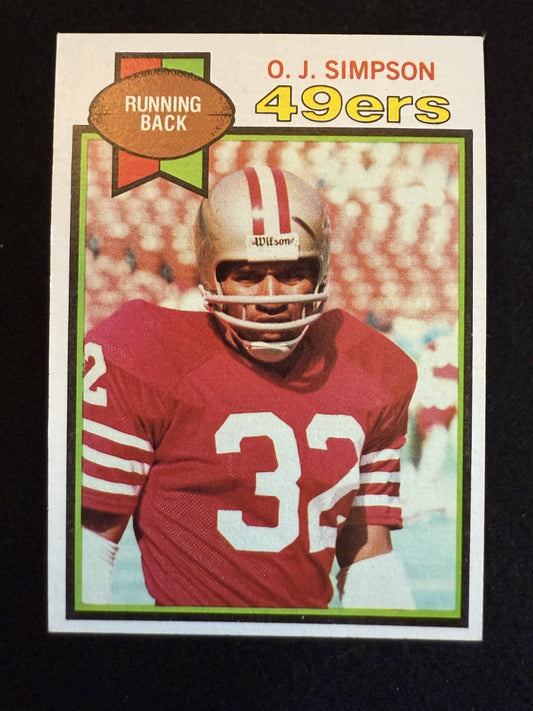 1979 Topps O.J. Simpson (#170) NM HOFer, 2,000-Yard Club ^GRUMPYBUCK^