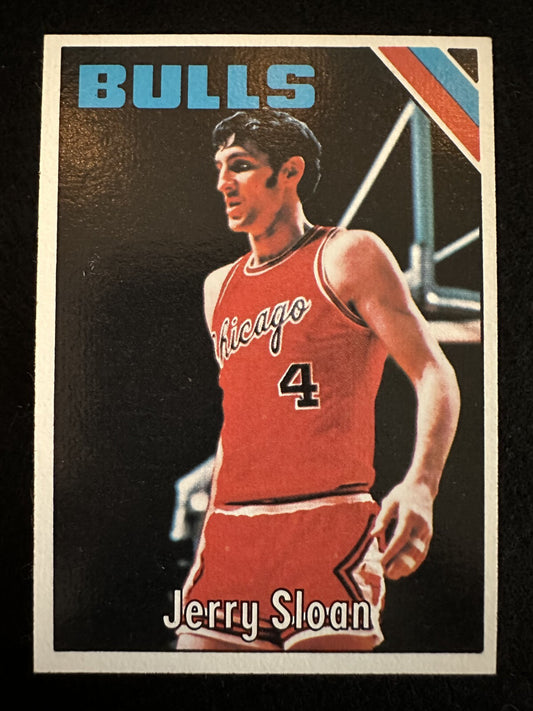 1975–76 Topps Jerry Sloan (#9) NM HOFer, Defensive Stalwart ^GRUMPYBUCK^