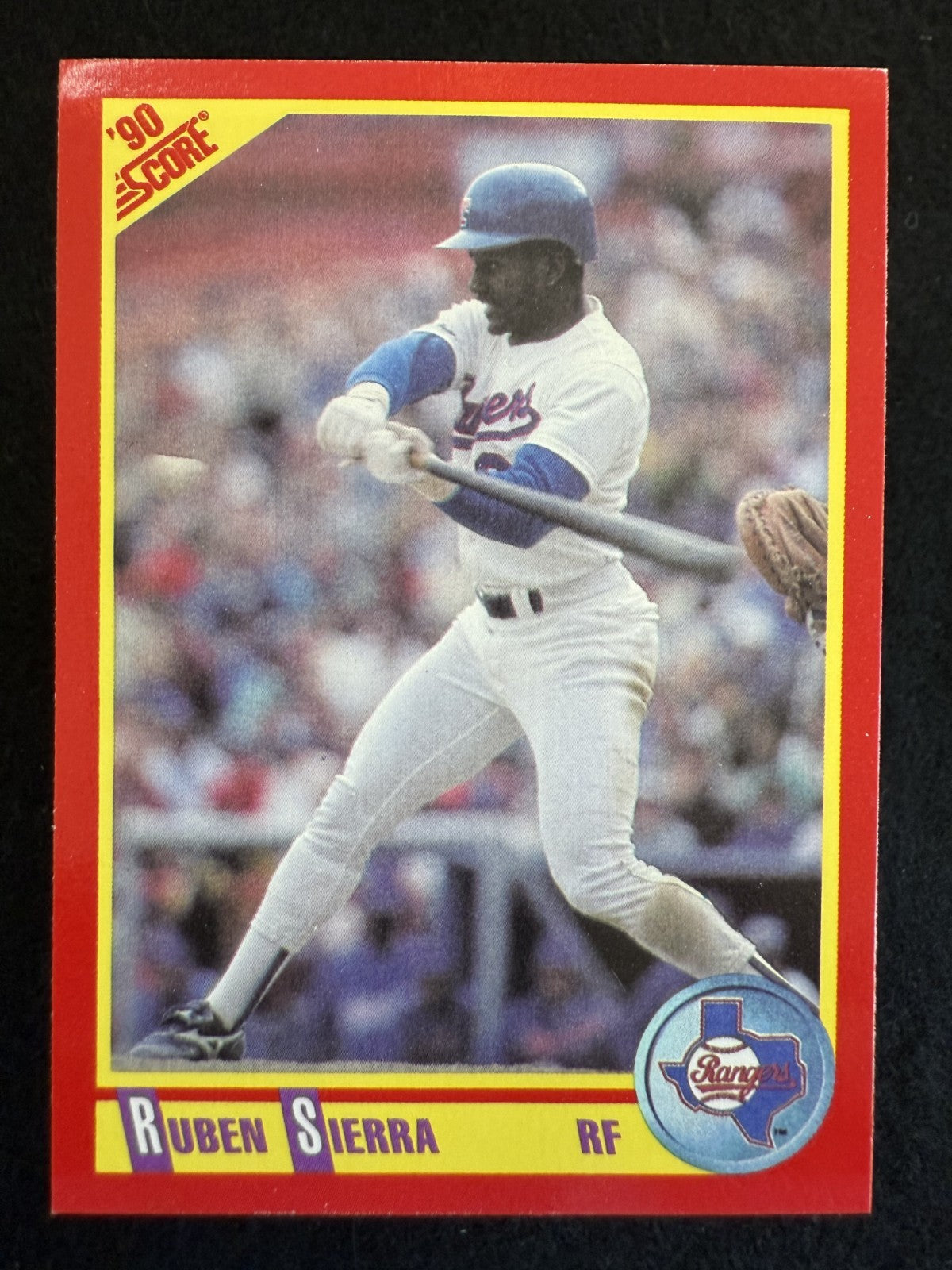 1990 Score Ruben Sierra (#420) NM, Rangers Great, Switch-Hitter ^GRUMPYBUCK^