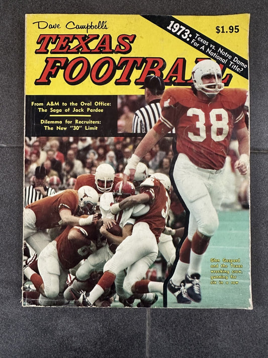 Dave Campbell’s Texas Football Magazine (1973) Longhorn Defense ^GRUMPYBUCK^