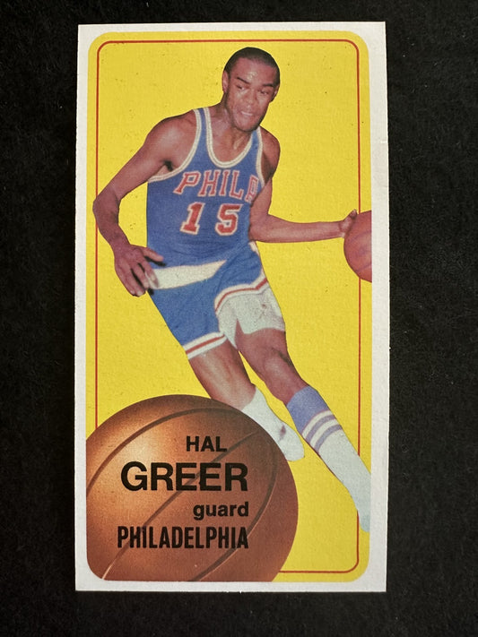 1970–71 Topps Hal Greer (#155) NM HOFer, 76ers Star ^GRUMPYBUCK^