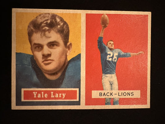 1957 Topps Yale Lary (#68) EX HOFer, Lions Defensive Star ^GRUMPYBUCK^
