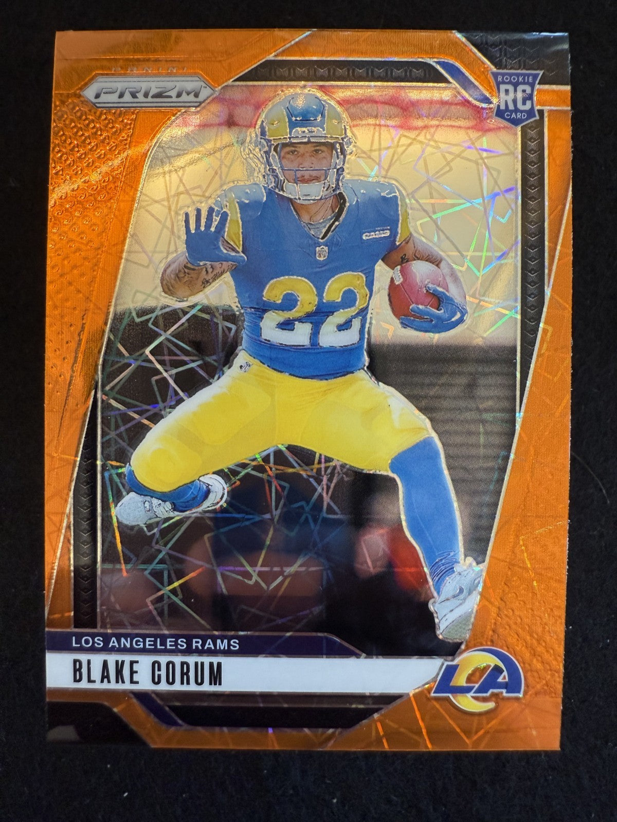 2024 Prizm Blake Corum (#308) MINT Lazer Prizm Rookie Card ^GRUMPYBUCK^