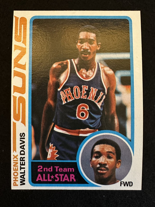 1978-79 Topps Walter Davis (#10) NM Rookie Card, Smooth Scorer ^GRUMPYBUCK^