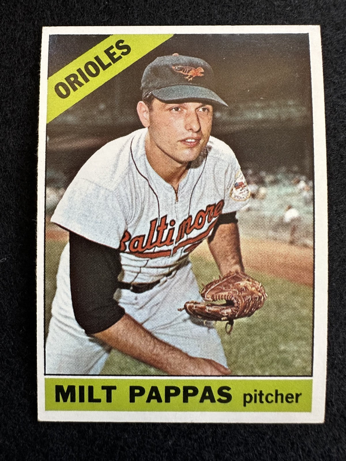 1966 Topps Milt Pappas (#105) EX All Star, Orioles Great ^GRUMPYBUCK^