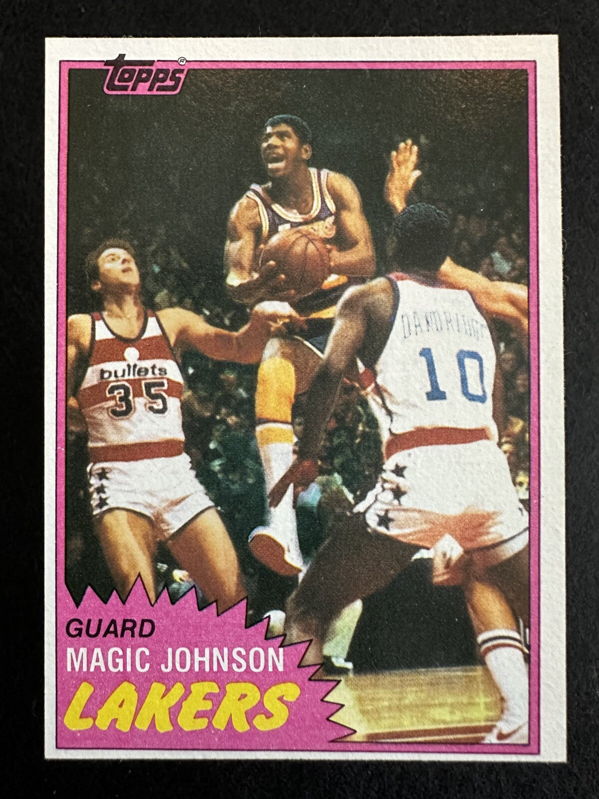 1981–82 Topps Magic Johnson (#21) NM HOFer, Lakers Great, NBA Champ ^GRUMPYBUCK^