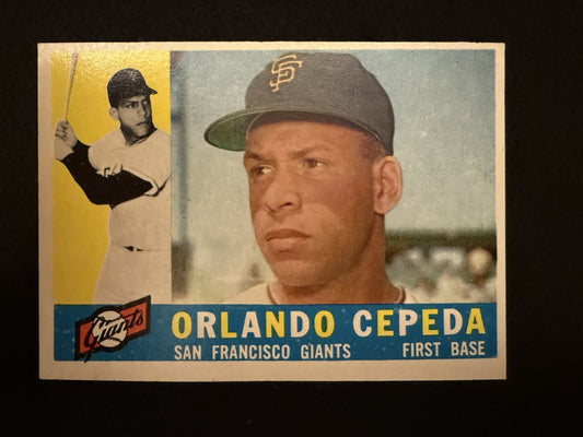 1960 Topps Orlando Cepeda (#450) EX HOFer, Giants Slugger ^GRUMPYBUCK^