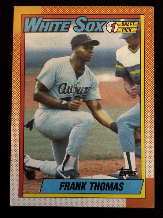 1990 Topps Frank Thomas (#414) EX Rookie Card, HOFer ^GRUMPYBUCK^
