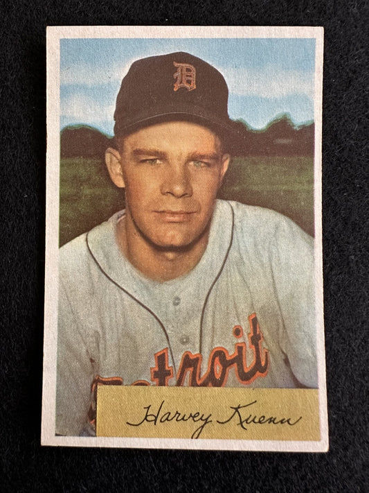 1954 Bowman Harvey Kuenn (#23) EX Rookie Card, AL ROY ^GRUMPYBUCK^