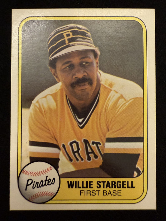 1981 Fleer Willie Stargell (#363) EX HOFer, Pirates Great ^GRUMPYBUCK^