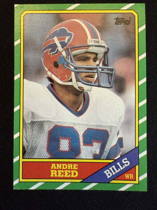 1986 Topps Andre Reed (#388) NM Rookie Card, HOFer, Bills Great ^GRUMPYBUCK^