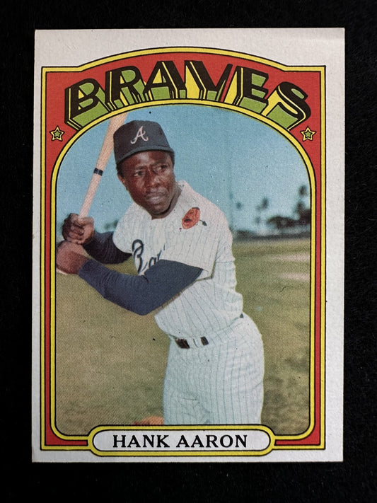 1972 Topps Hank Aaron (#229) NM HOFer, Home Run King ^GRUMPYBUCK^
