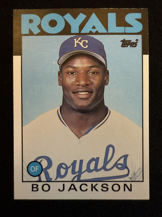 1986 Topps Traded Bo Jackson (#50T) NM Bo Knows Bo, All Star MVP ^GRUMPYBUCK^