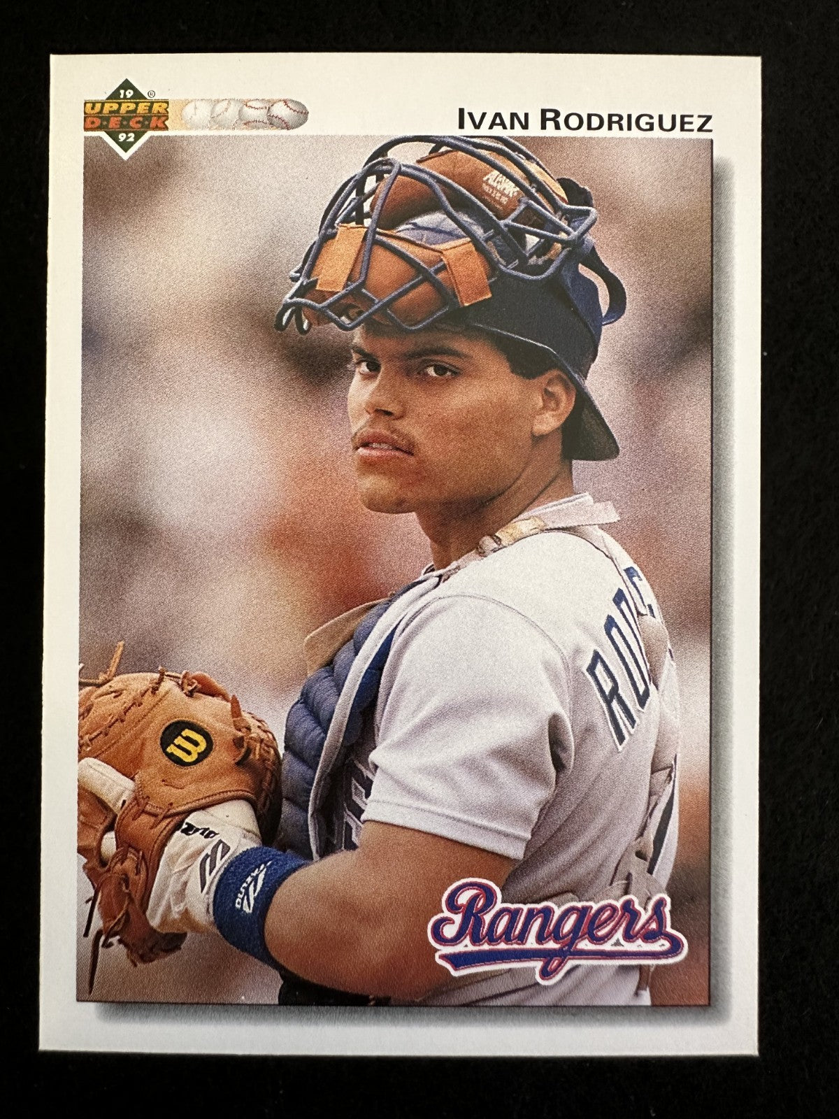 1992 Upper Deck Iván Rodríguez (#245) NM HOFer, Rangers Great ^GRUMPYBUCK^
