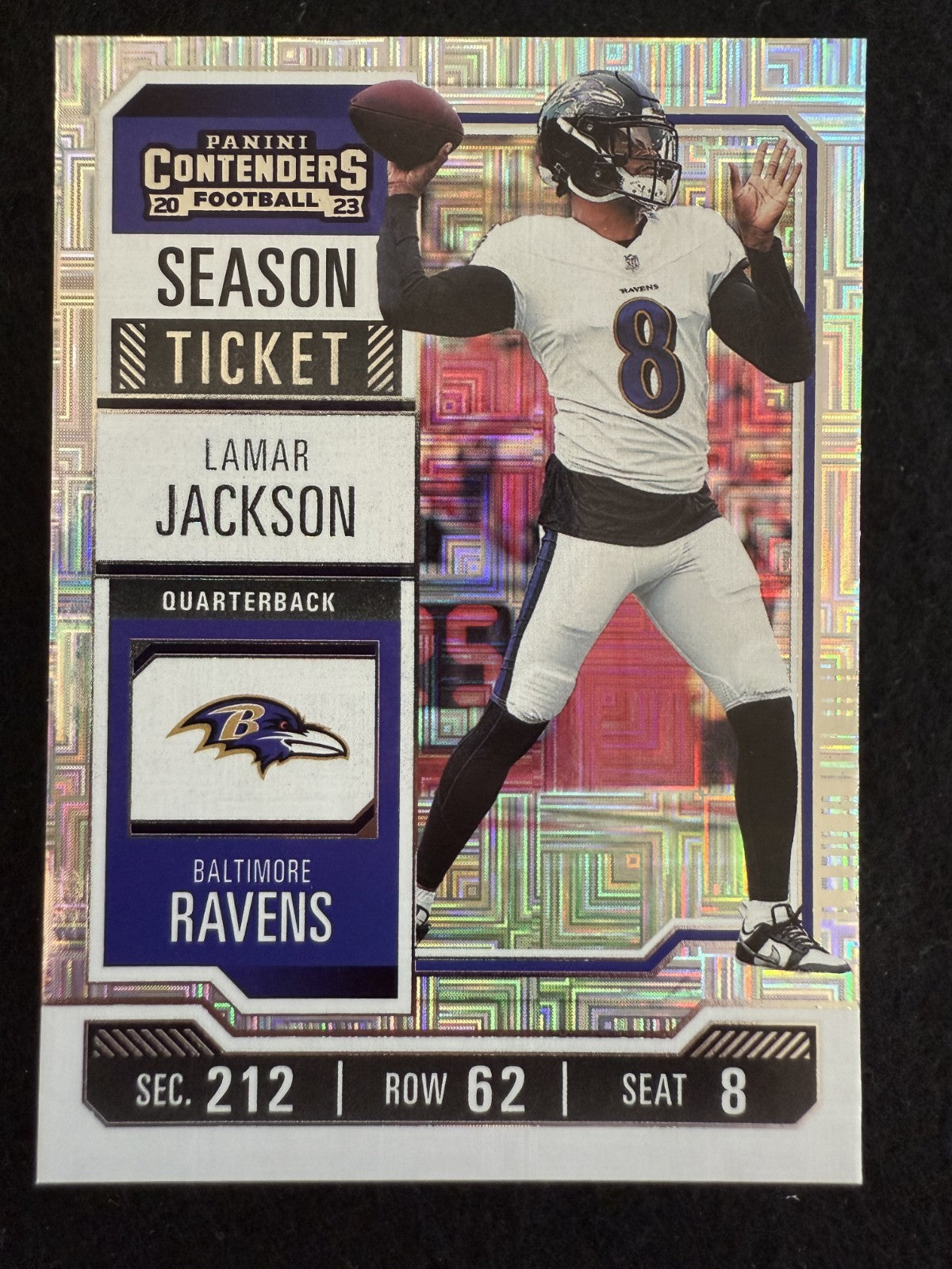 2023 Panini Contenders Season Ticket Lamar Jackson (#9) MINT ^GRUMPYBUCK^