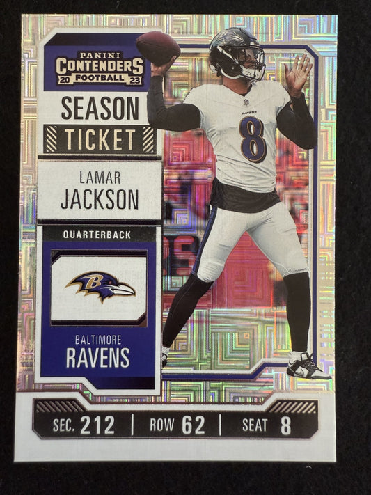 2023 Panini Contenders Season Ticket Lamar Jackson (#9) MINT ^GRUMPYBUCK^