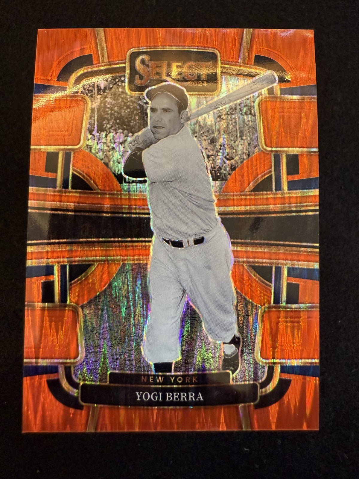 2024 Panini Select Concourse Yogi Berra (#43) Orange Flash Prizm ^GRUMPYBUCK^