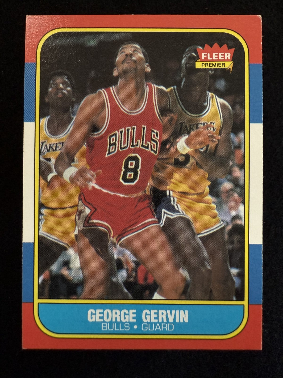 1986-87 Fleer George Gervin (#36) NM HOFer, Iceman, Spurs Legend ^GRUMPYBUCK^