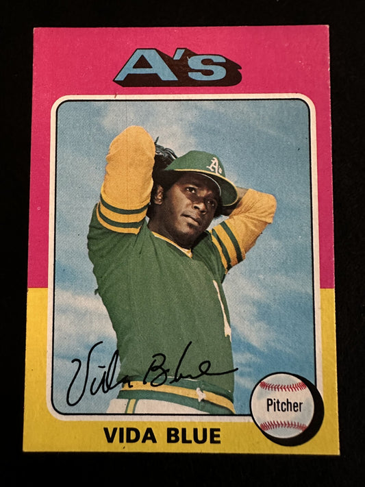 1975 Topps Vida Blue (#510) NM Cy Young, MVP, WS Champ ^GRUMPYBUCK^