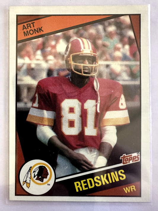 1984 Topps Art Monk #384 – Hall of Fame Wide Receiver | Washington Legend