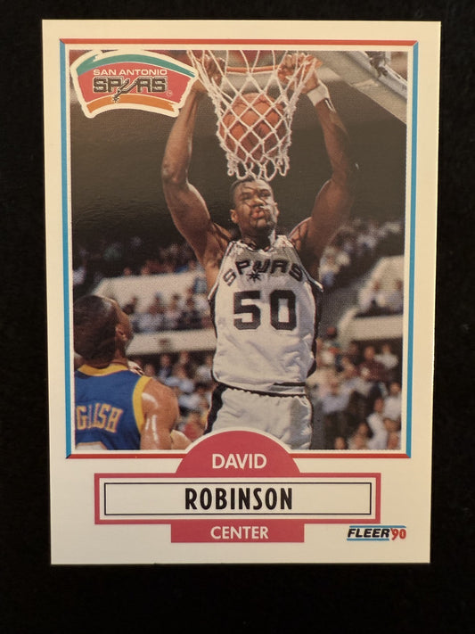 1990-91 Fleer David Robinson (#172) NM HOFer, MVP, Spurs Great ^GRUMPYBUCK^