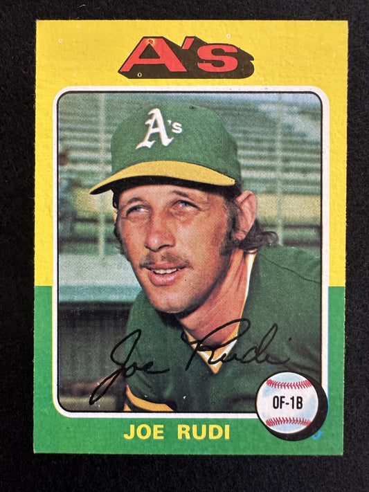 1975 Topps Joe Rudi (#45) NM WS Champ With Oakland ^GRUMPYBUCK^