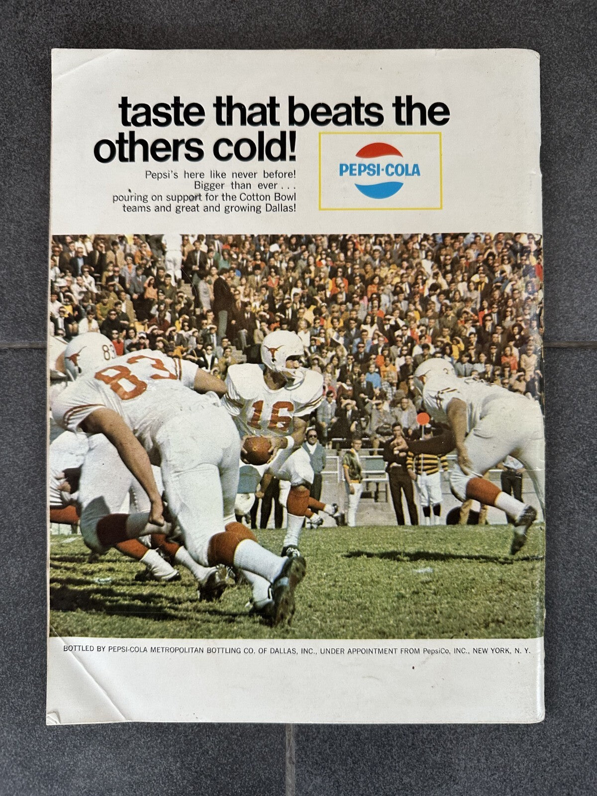 1969 Cotton Bowl Program (Jan. 1, 1969) Texas vs. Tennessee ^GRUMPYBUCK^