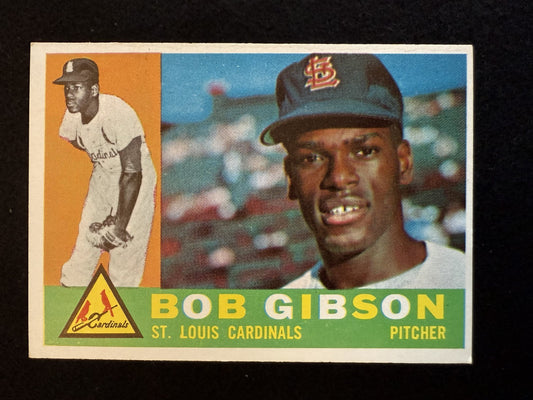 1960 Topps Bob Gibson (#73) EX HOFer, Cardinals Ace ^GRUMPYBUCK^