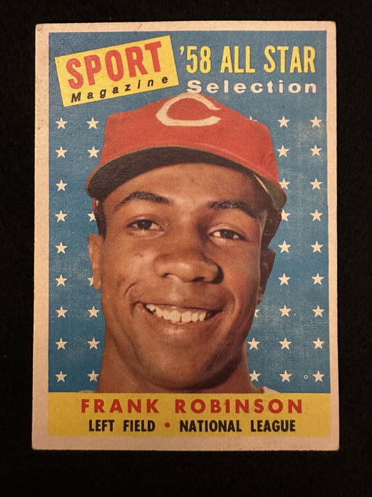 1958 Topps Frank Robinson AS (#484) EX HOFer, Reds Star, MVP ^GRUMPYBUCK^