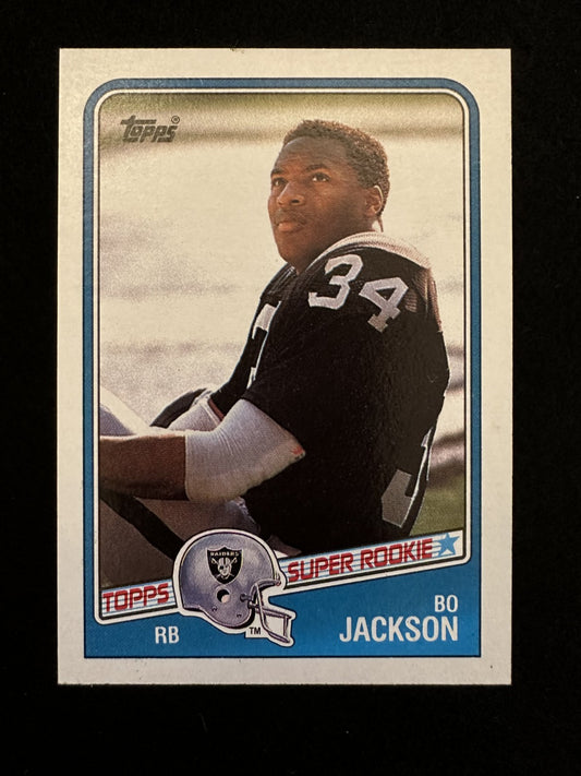 1988 Topps Bo Jackson (#327) NM Rookie Card, 2-Sport Star ^GRUMPYBUCK^