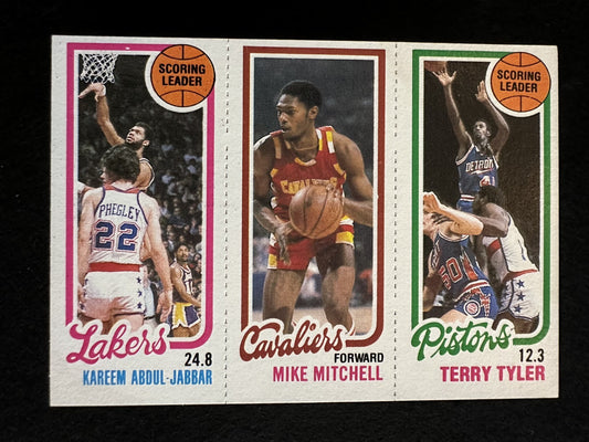 1980–81 Topps Kareem Abdul-Jabbar/Mitchell/Tyler (#81-56-132) NM ^GRUMPYBUCK^