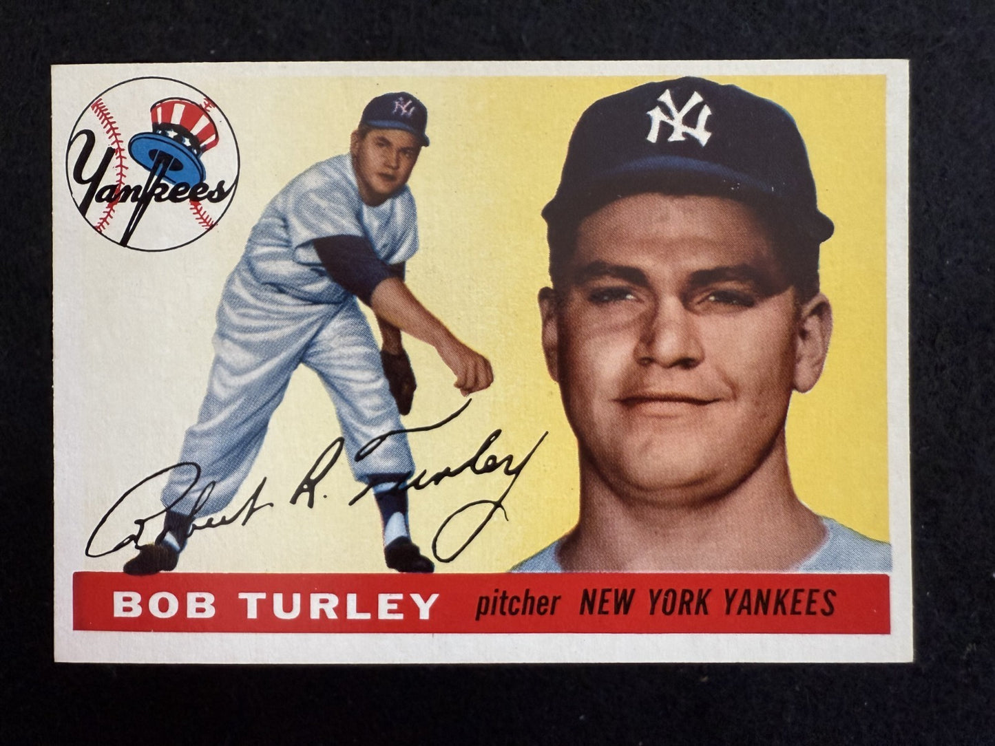 1955 Topps Bob Turley (#38) NM Stellar Condition, Yankees Great ^GRUMPYBUCK^