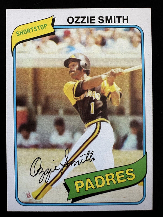 1980 Topps Ozzie Smith (#393) EX The Wizard, HOFer, Gold Glover ^GRUMPYBUCK^
