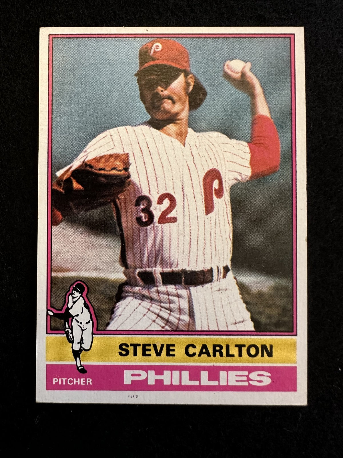 1976 Topps Steve Carlton (#355) EX HOFer, Lefty, Phillies Ace ^GRUMPYBUCK^