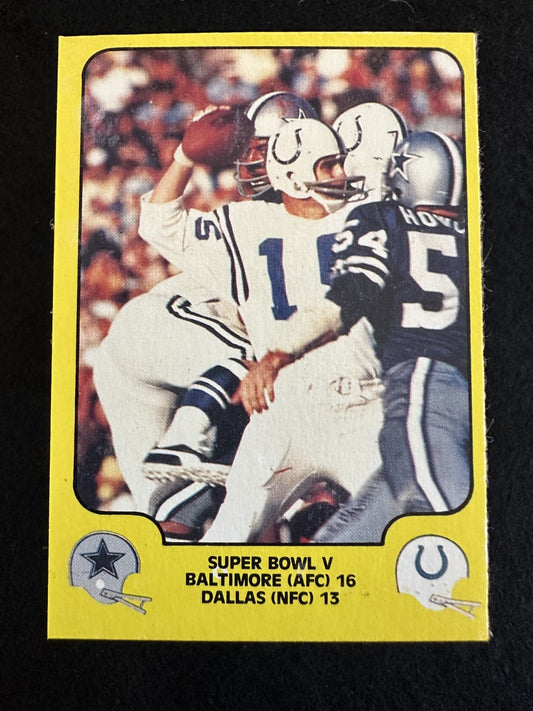 1978 Fleer Team Action Super Bowl V (#61) NM Howley/Morrall ^GRUMPYBUCK^
