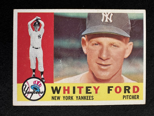 1960 Topps Whitey Ford (#35) EX HOFer, Yankees Great ^GRUMPYBUCK^