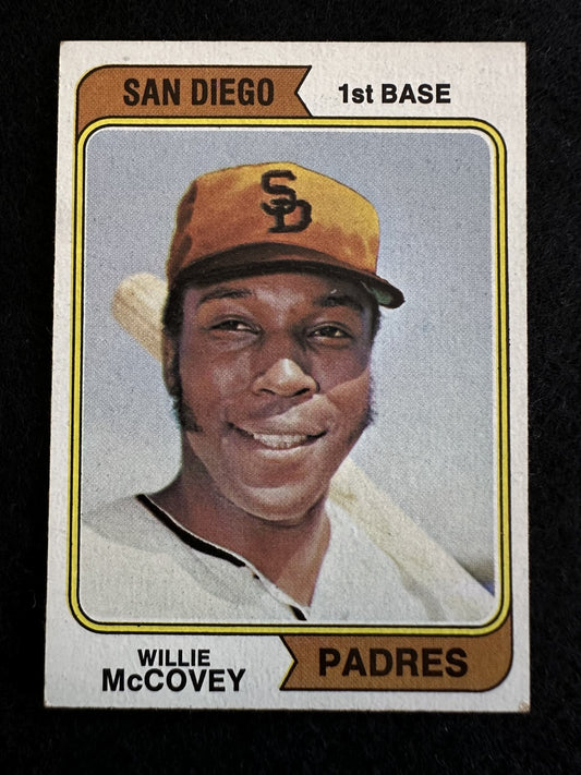 1974 Topps Willie McCovey (#250) VG HOFer, Giants Legend ^GRUMPYBUCK^