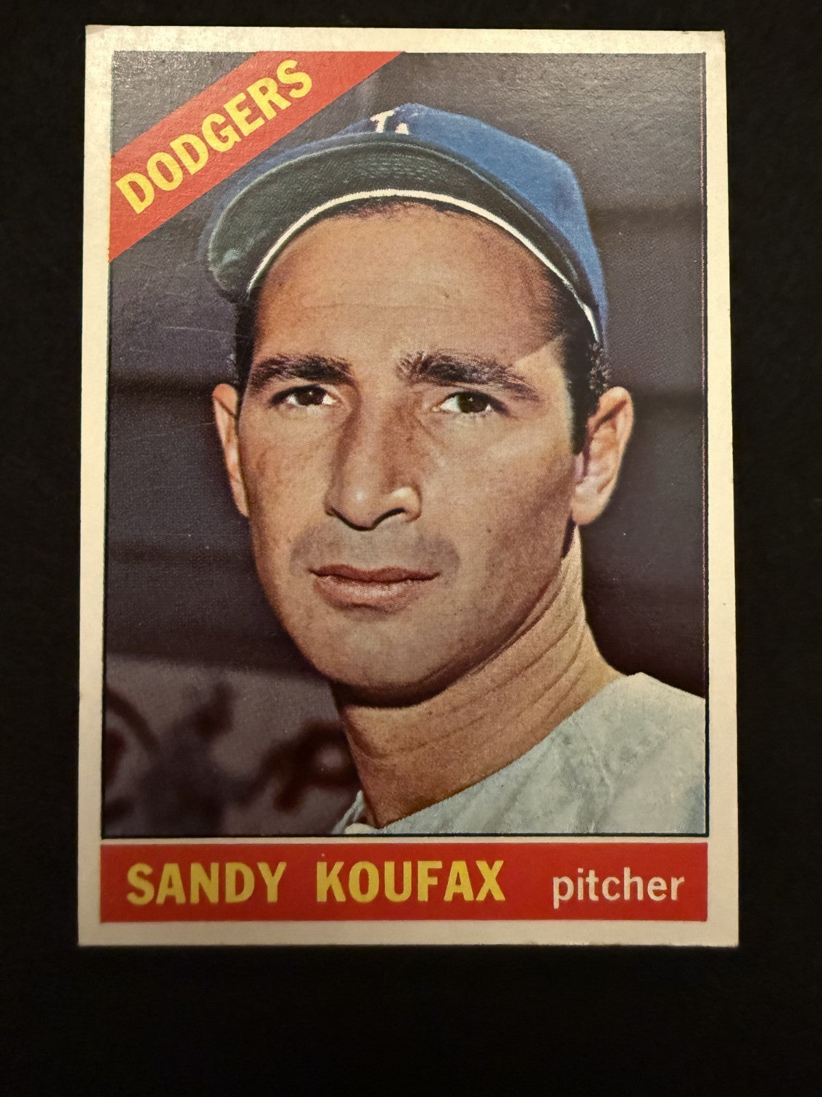 1966 Topps Sandy Koufax (#100) EX HOFer, Dodger Great ^GRUMPYBUCK^