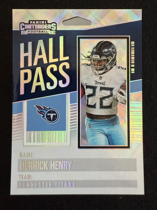 2023 Panini Contenders Hall Pass Derrick Henry (#4) MINT Silver ^GRUMPYBUCK^