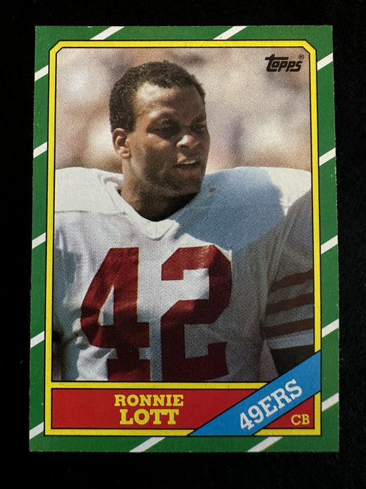 1986 Topps Ronnie Lott (#168 D) NM HOFer, 49ers Legend ^GRUMPYBUCK^*