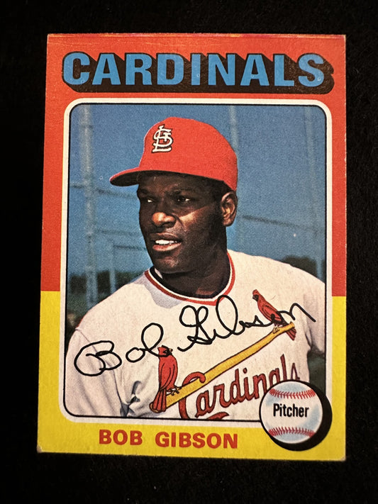 1975 Topps Mini Bob Gibson (#150) EX HOFer, Cardinals Legend ^GRUMPYBUCK^