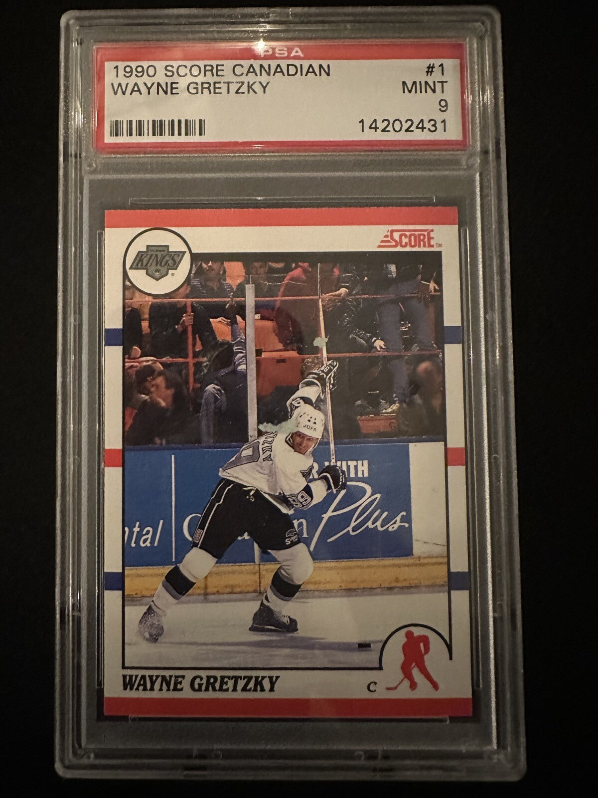 1990–91 Score Canadian Wayne Gretzky (#1) PSA 9 HOFer, Great One ^GRUMPYBUCK^
