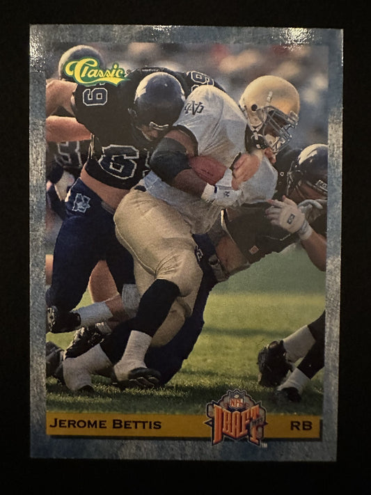 1993 Classic Jerome Bettis (#10) NM Rookie, The Bus Begins ^GRUMPYBUCK^