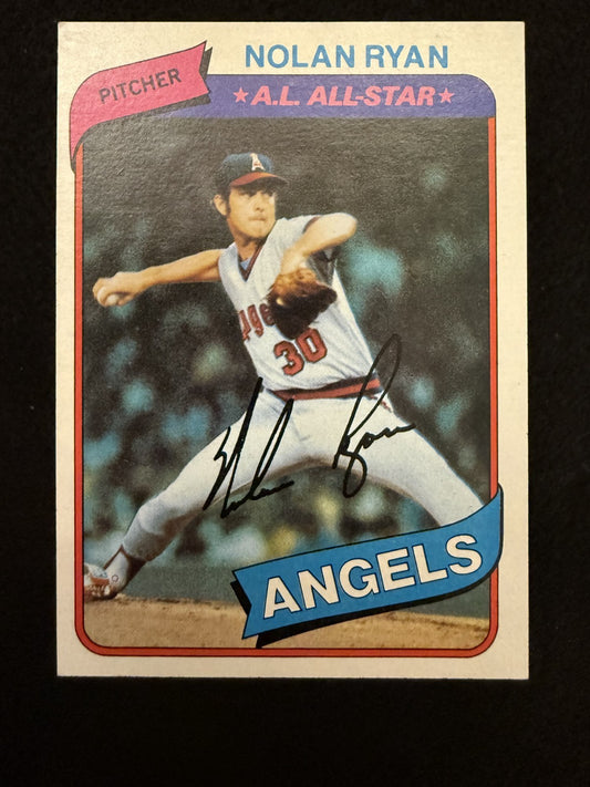 1980 Topps Nolan Ryan (#580) EX HOFer, Angels Fireballer ^GRUMPYBUCK^