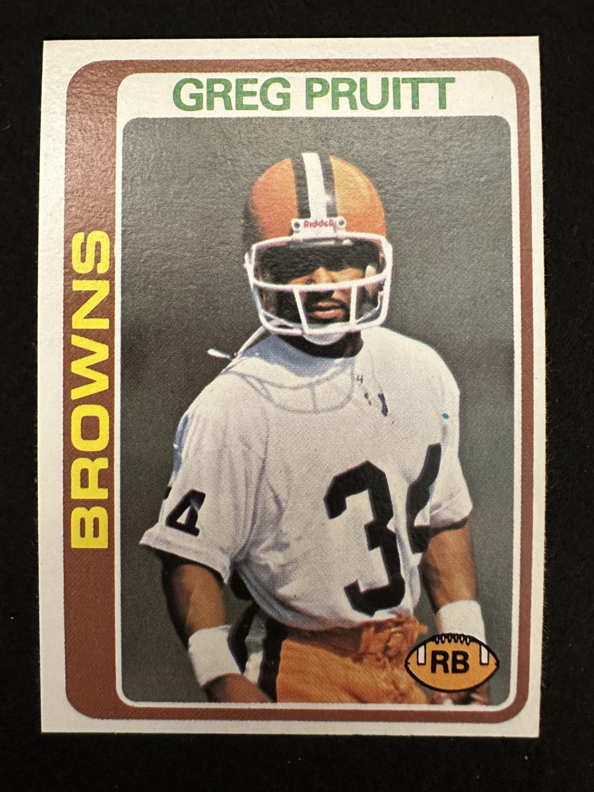 1978 Topps Greg Pruitt (#245) NM Browns Star, Dawg Pound Fave ^GRUMPYBUCK^