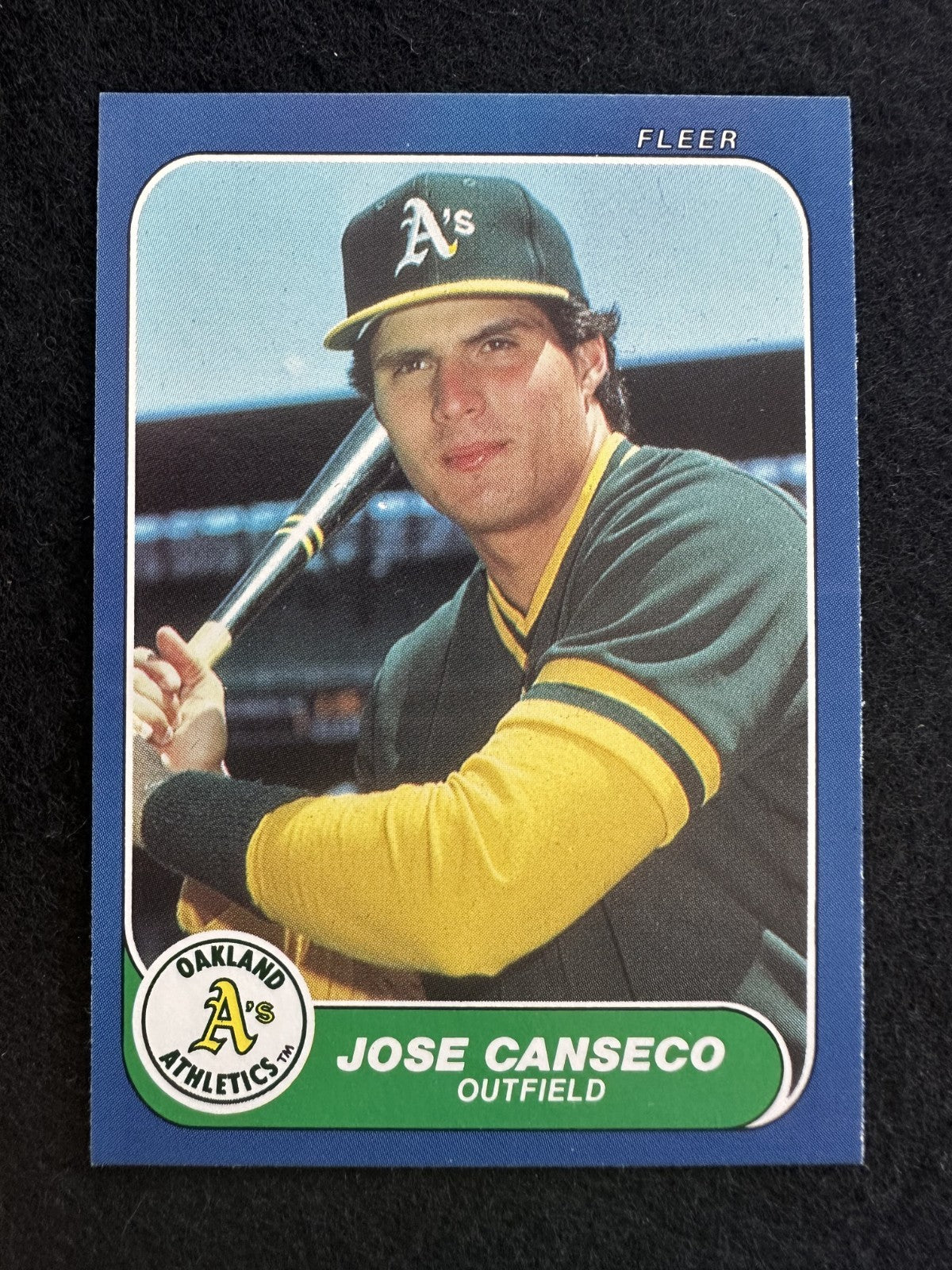 1986 Fleer Update Jose Canseco (#U-20) NM Rookie Card, Bash Bro ^GRUMPYBUCK^