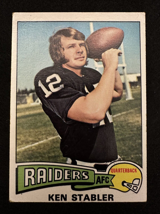 1975 Topps Ken Stabler (#380) EX HOFer, SB Champ ^GRUMPYBUCK^