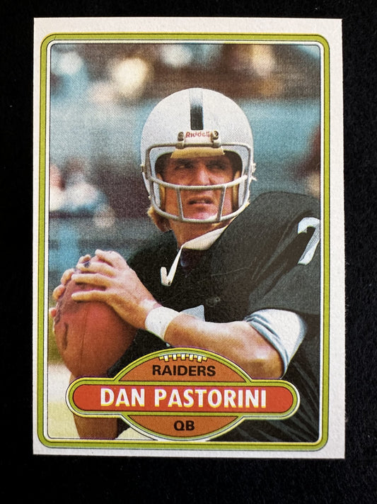 1980 Topps Dan Pastorini (#490) NM Oilers/Raiders QB, Tough Era Vet ^GRUMPYBUCK^